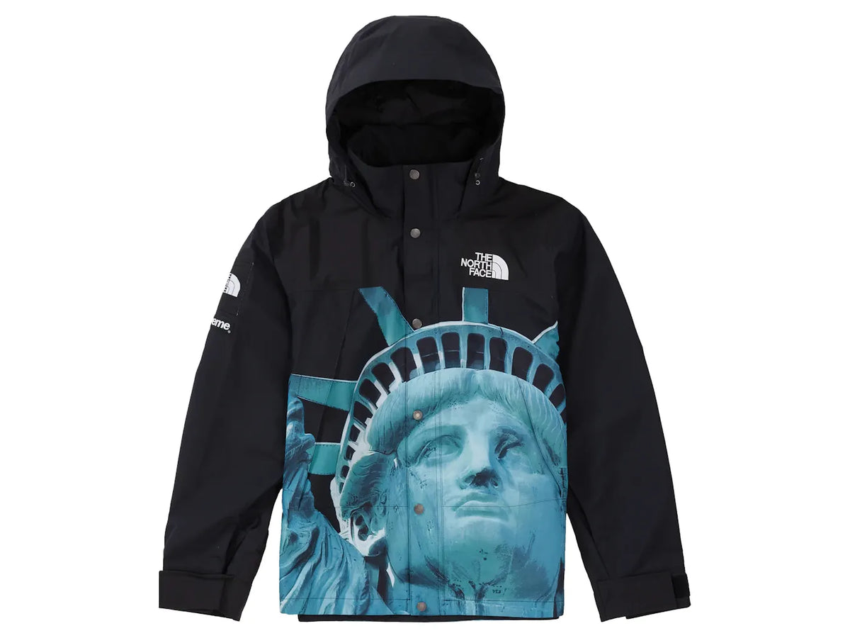 Sup New York The North Face Statue of Liberty Mountain Jacket Black