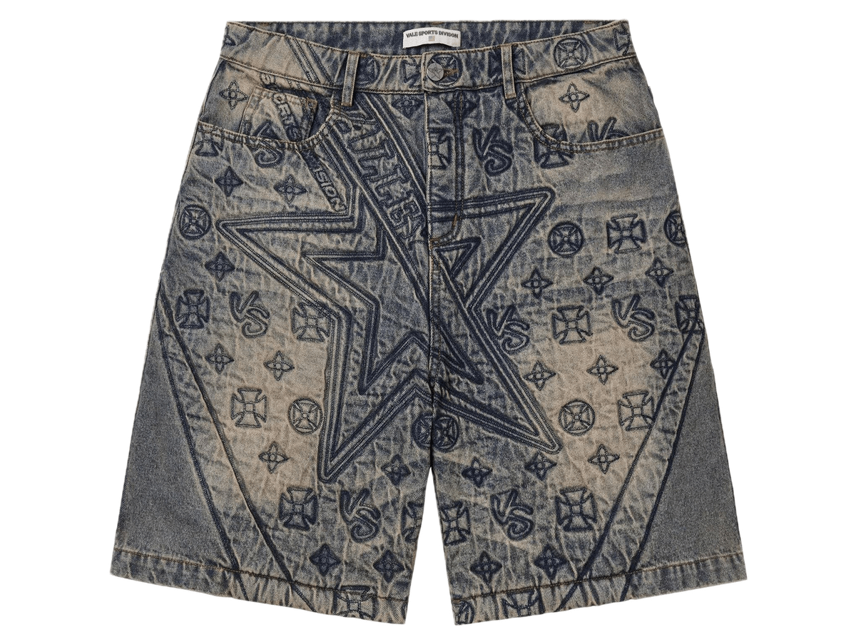 VALE FOREVER SPADE JORTS BLUE