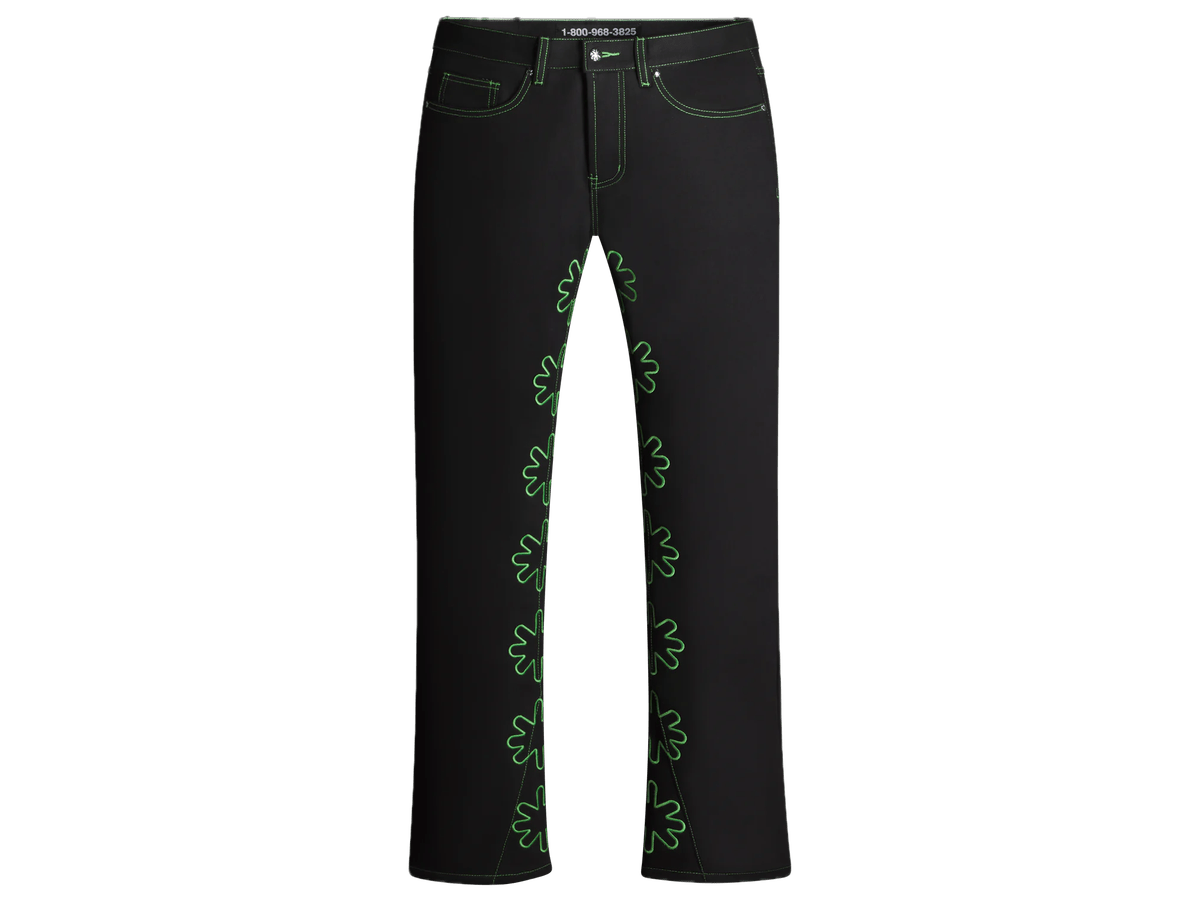 LOSTSHDWS DRKSHDWS OUTLINE DENIM PANT (GREEN)