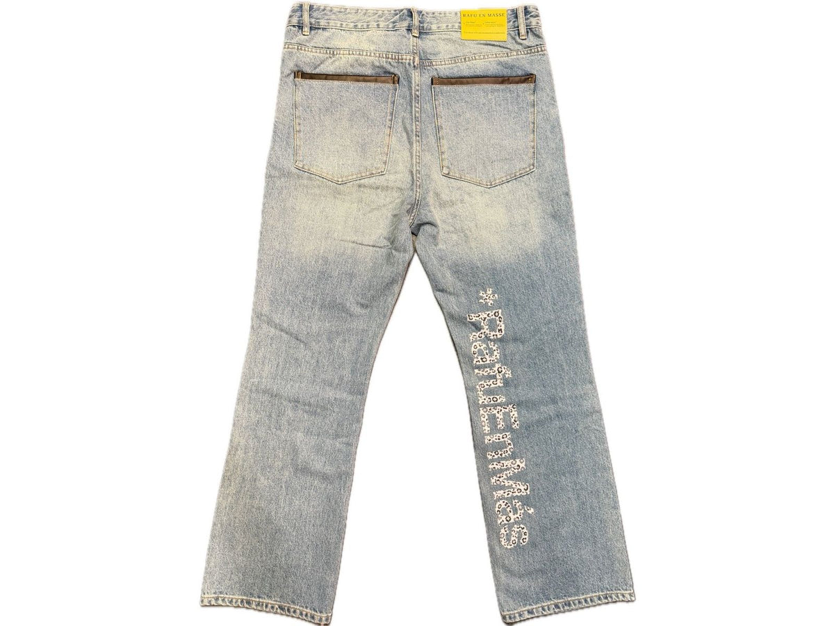 Rafu En Masse Snow Leopard Blue Jeans