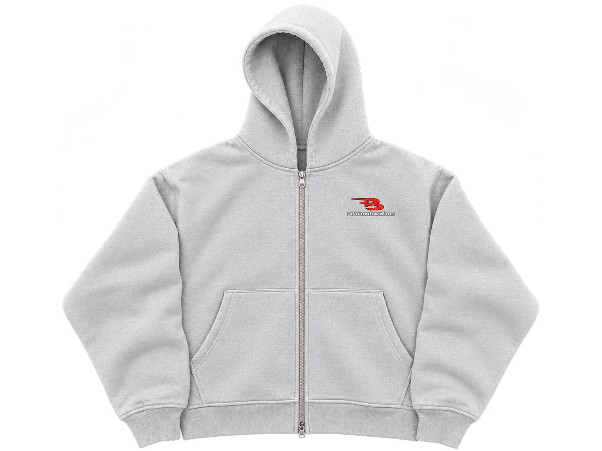 Abominable Zip Up Grey