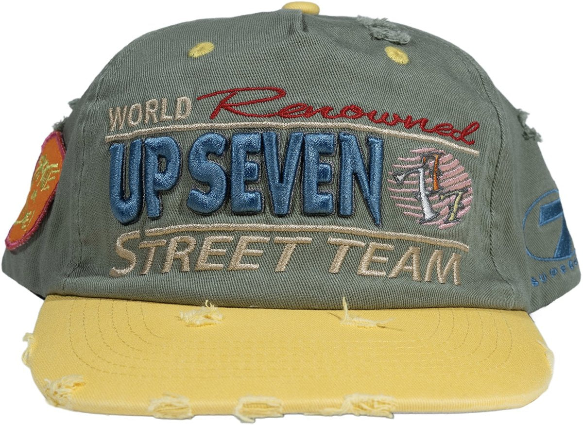 Up7Skate Green Bean Intl Street Team Hat