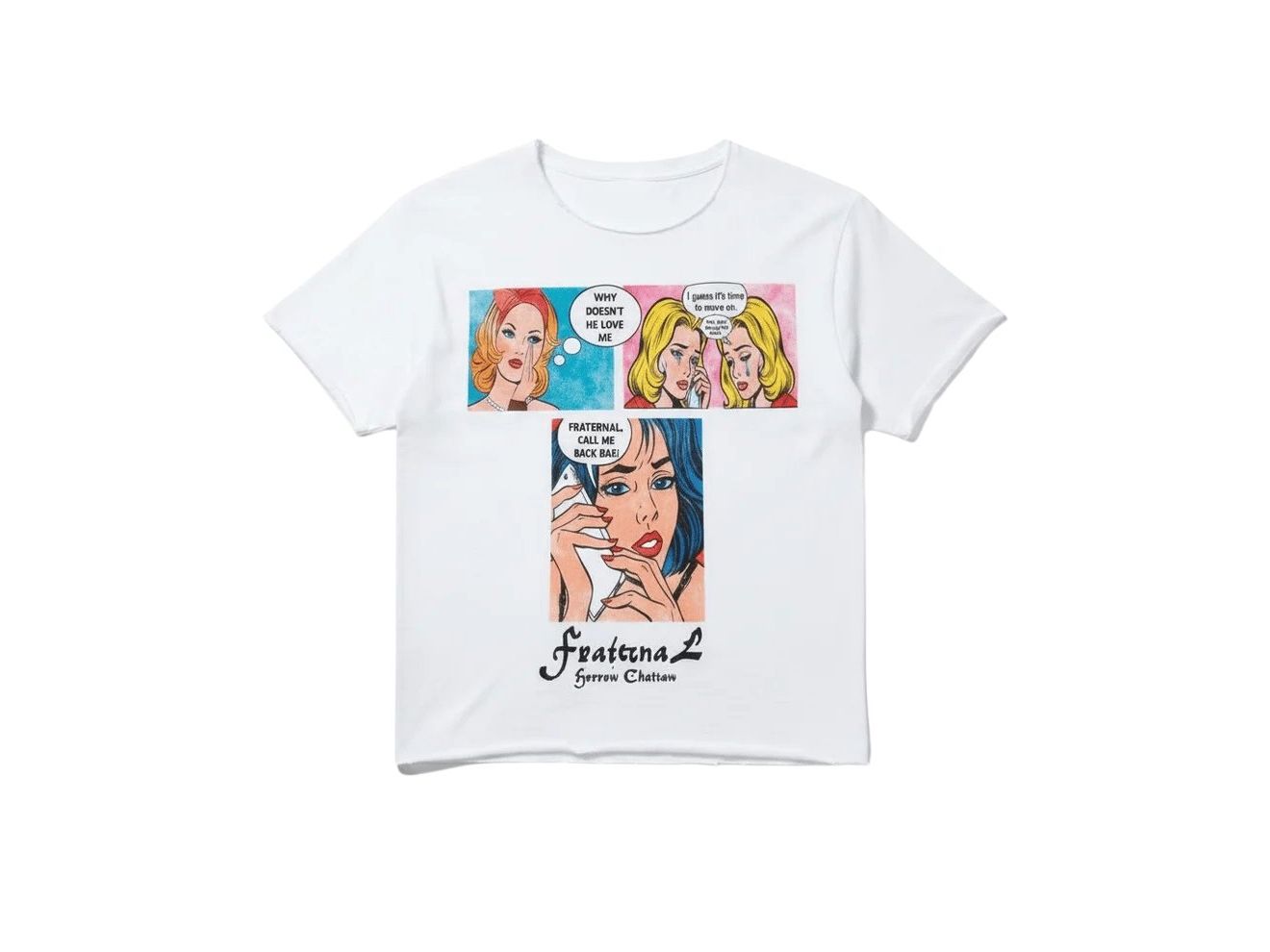 Fraternal Sorrow Château Pop Art White Tee