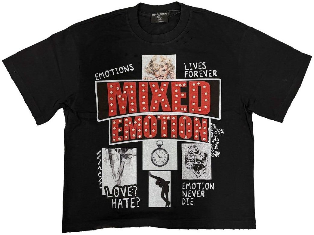 Mixed Emotions Lost Identity Tee Black