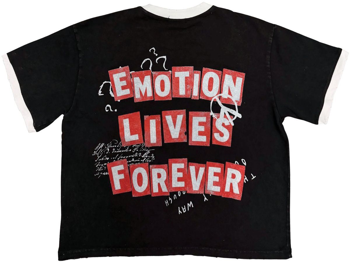 Mixed Emotions Black Static Tee