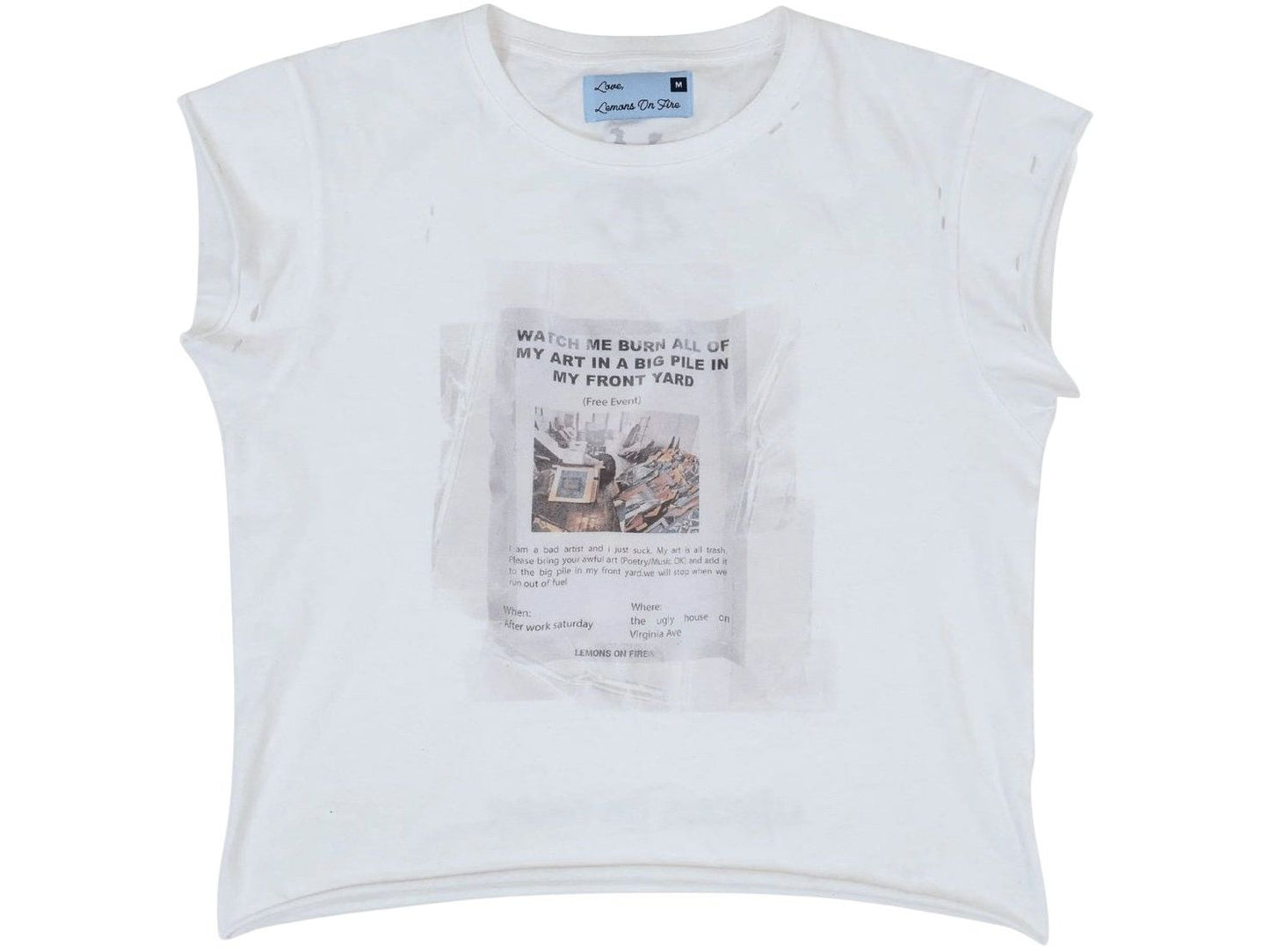 Lemons On Fire Burn Party Tee