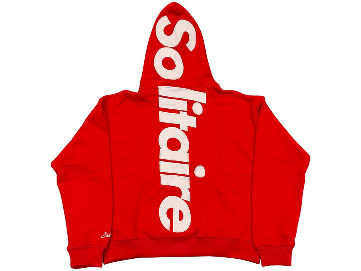 Solitaire Zip Up Red White