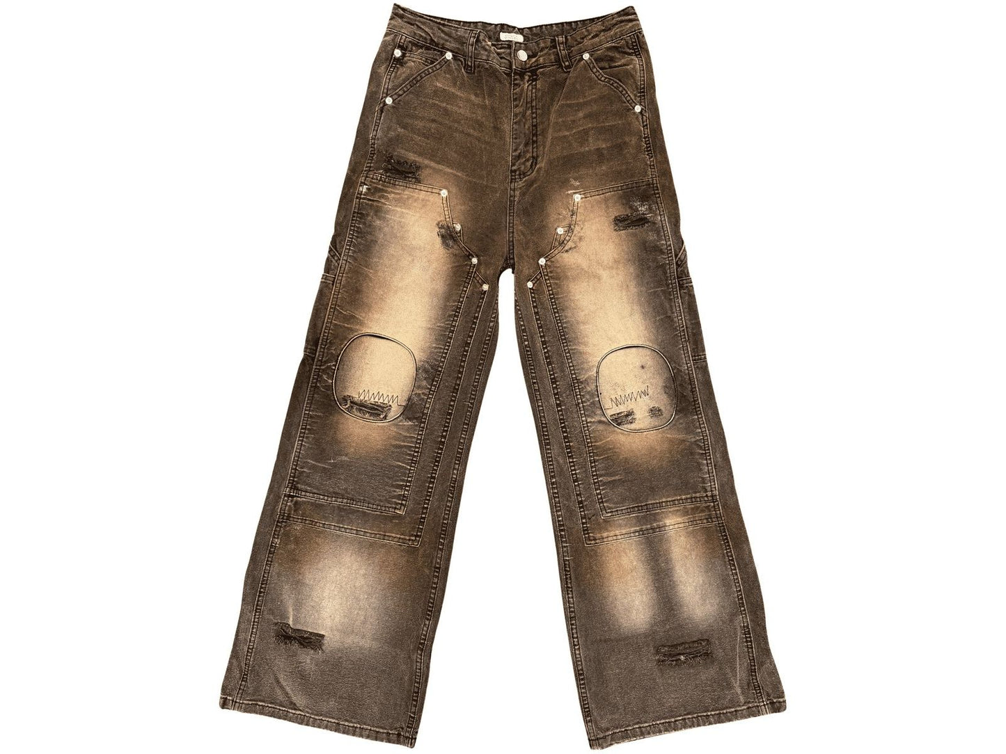 Profit Minded Double Knee Pants Coffee