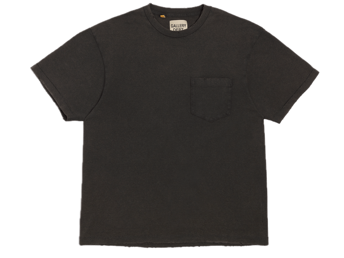 Gallery Dept. Plain Vintage Pocket Tee Faded Black