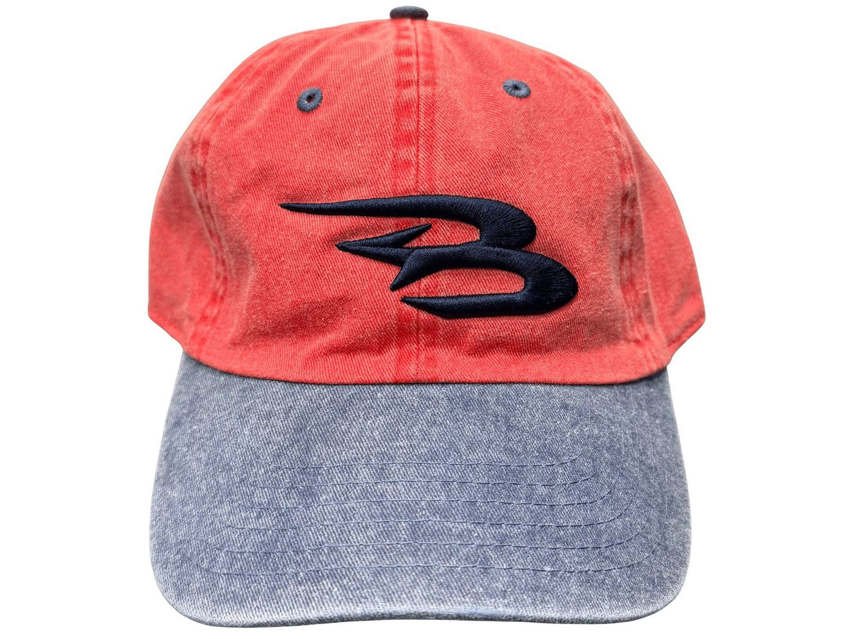 Abominable Bom Hat Red Navy Blue