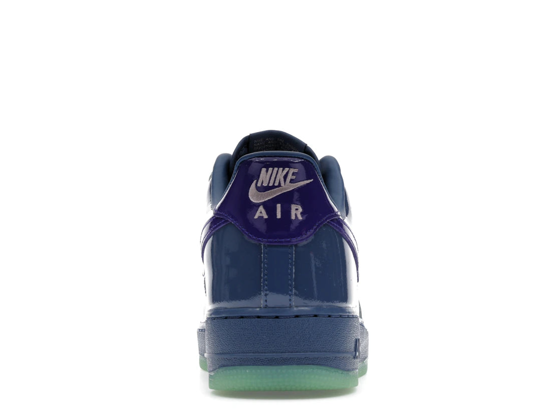 Nike Air Force 1 Low Patent Leather Mystic Navy Grape Ice