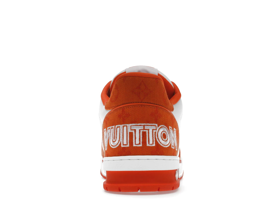 Louis Vuitton Trainer Monogram Denim Orange