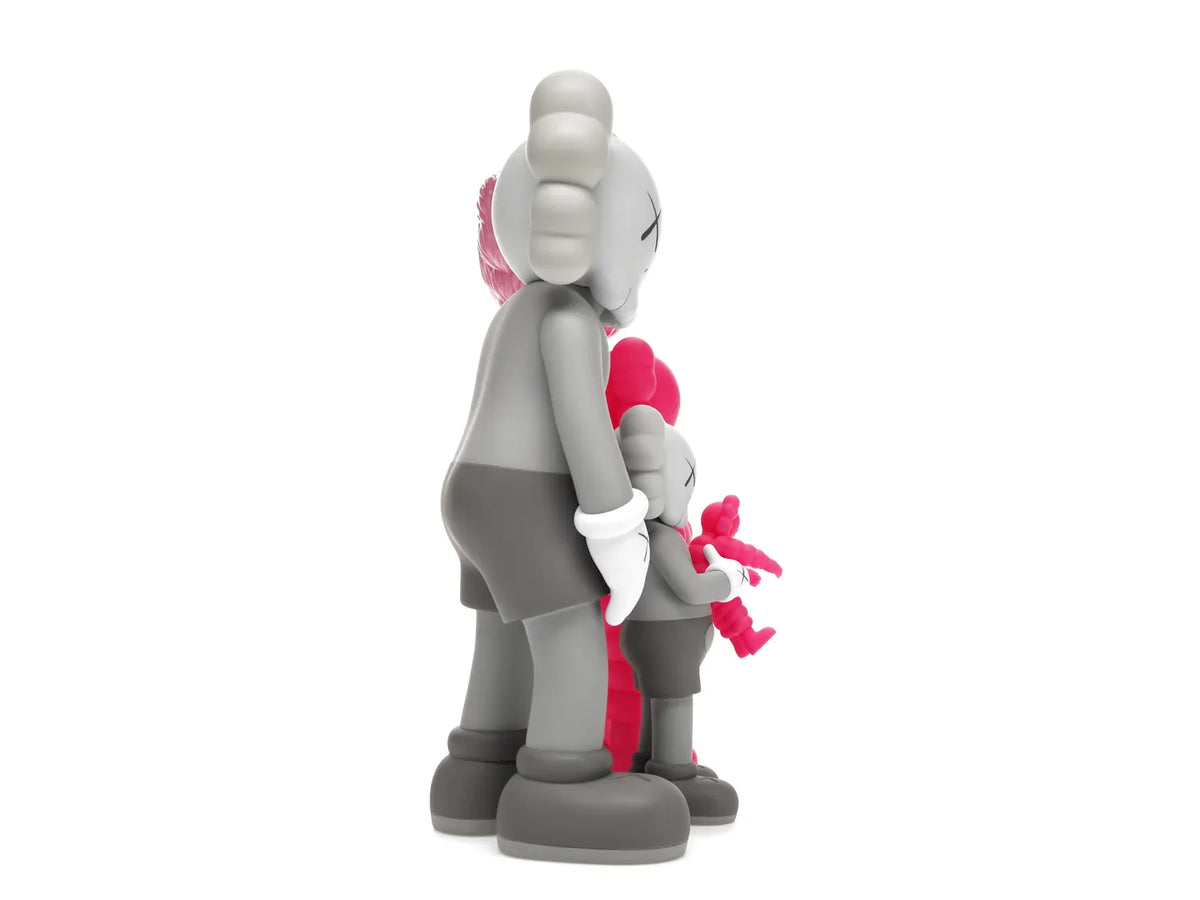 KAWS Family Vinyl Figures Grey/Pink