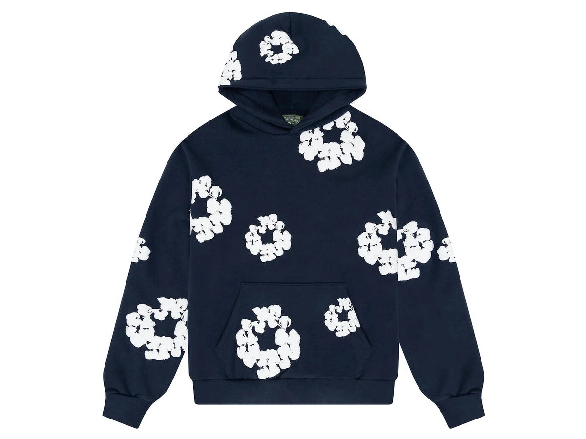 Denim Tears Cotton Wreath Sweatshirt Navy