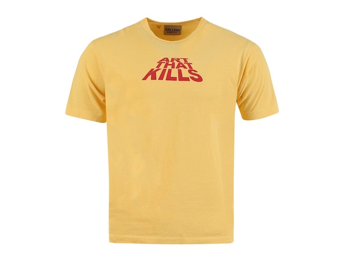 Gallery Dept. Art That Kills Logo T-Shirt Yellow