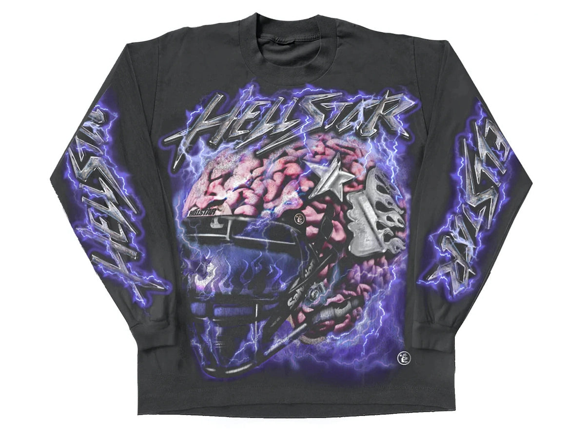 Hellstar Powered By The Star L/S Tee Black