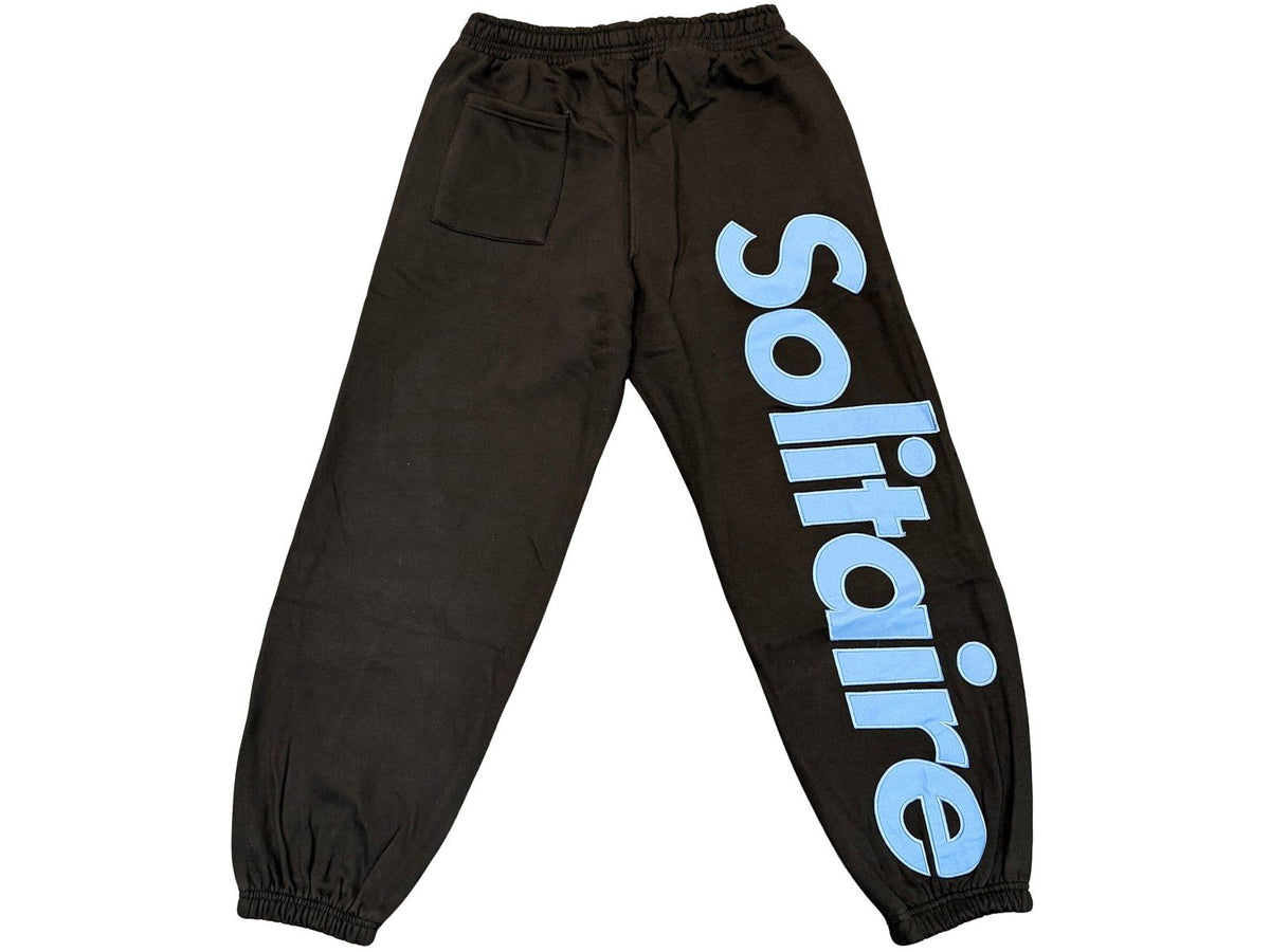 Solitaire Sweatpants Black Blue