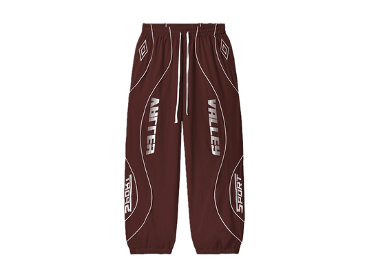 VALE FOREVER SWISH TRACK PANTS BROWN