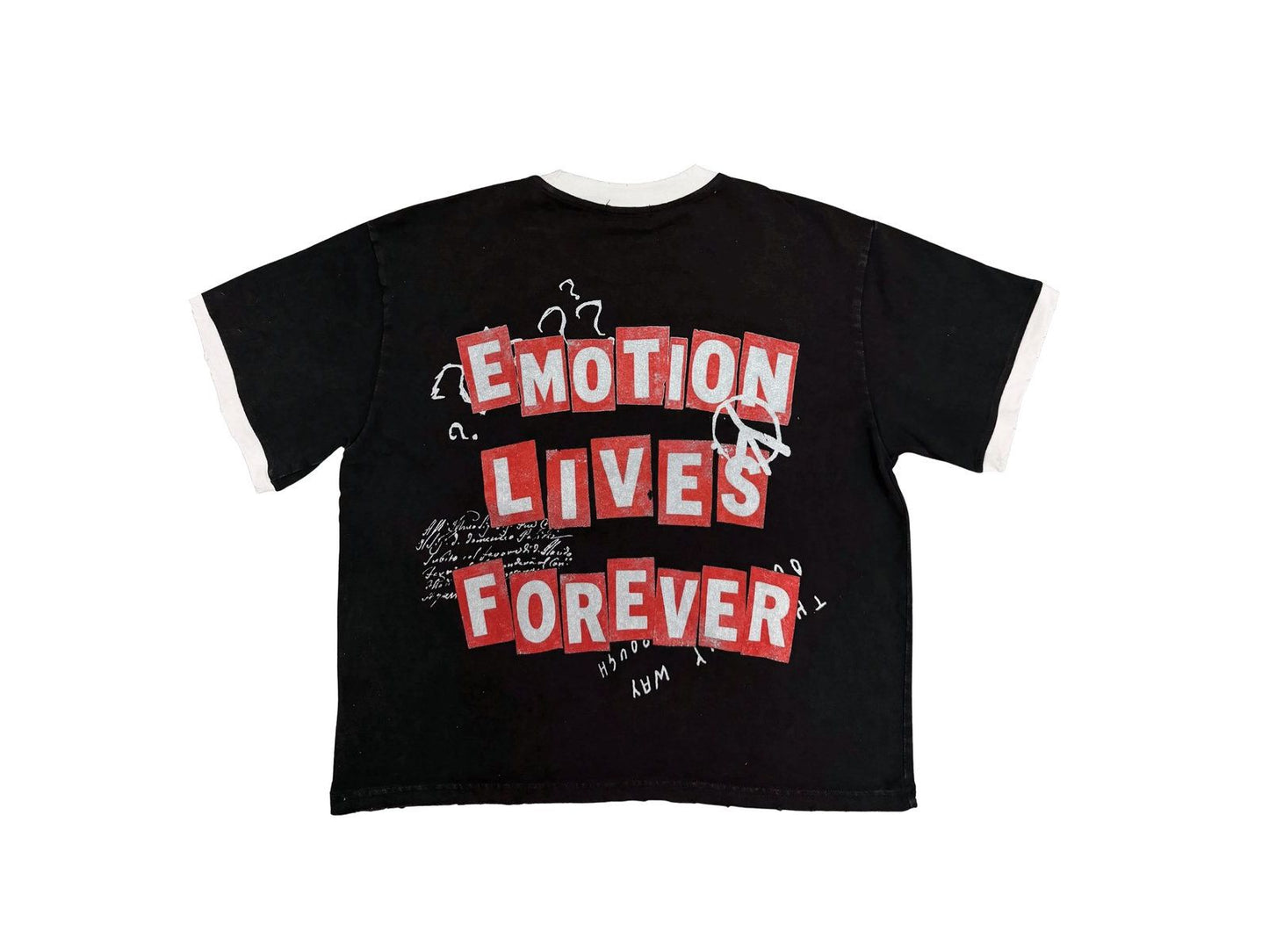 Mixed Emotions Black Static Tee