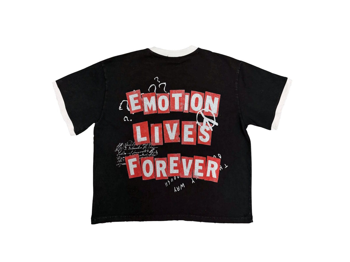 Mixed Emotions Black Static Tee