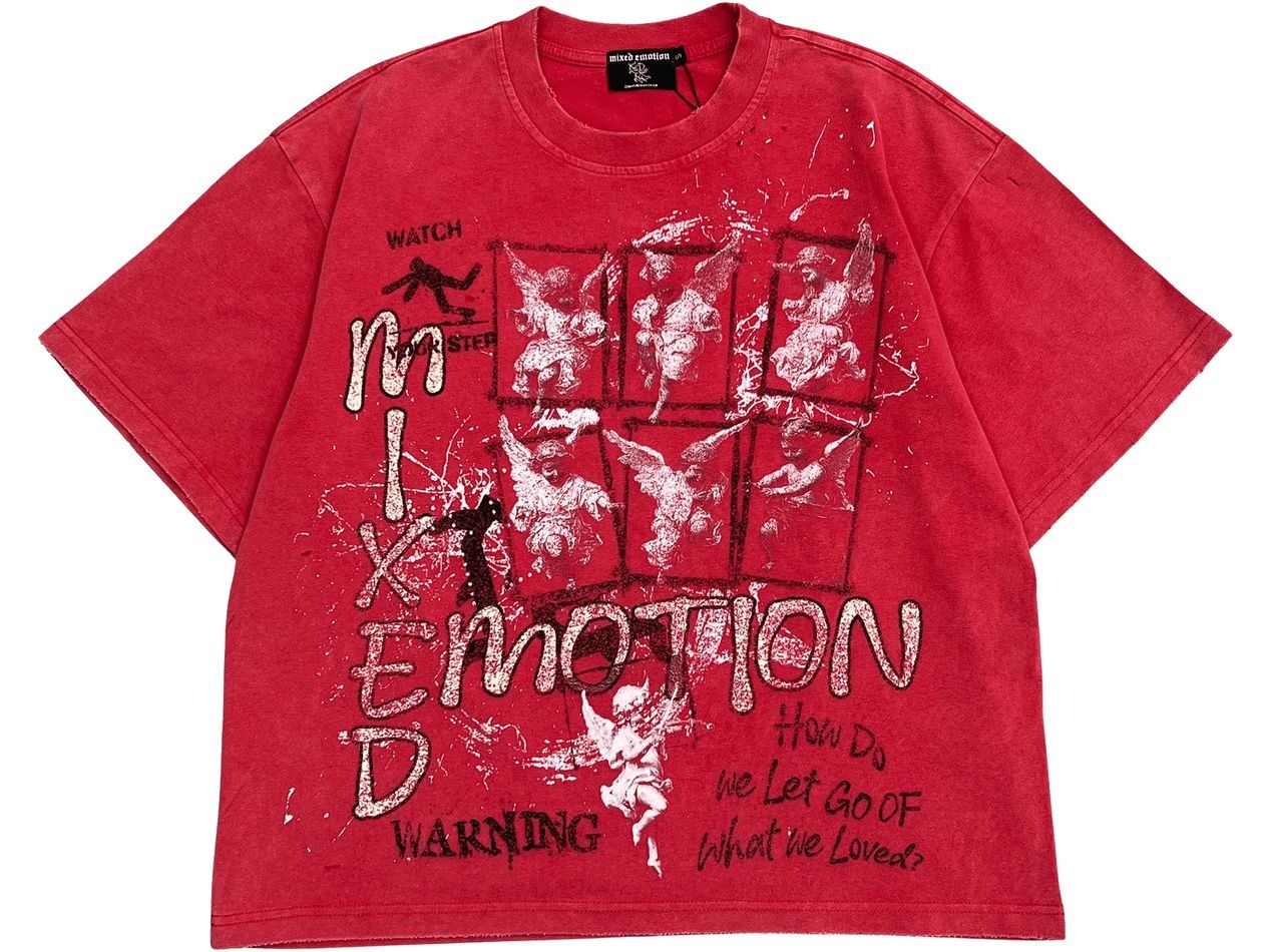 Mixed Emotions Red Crimson Tee