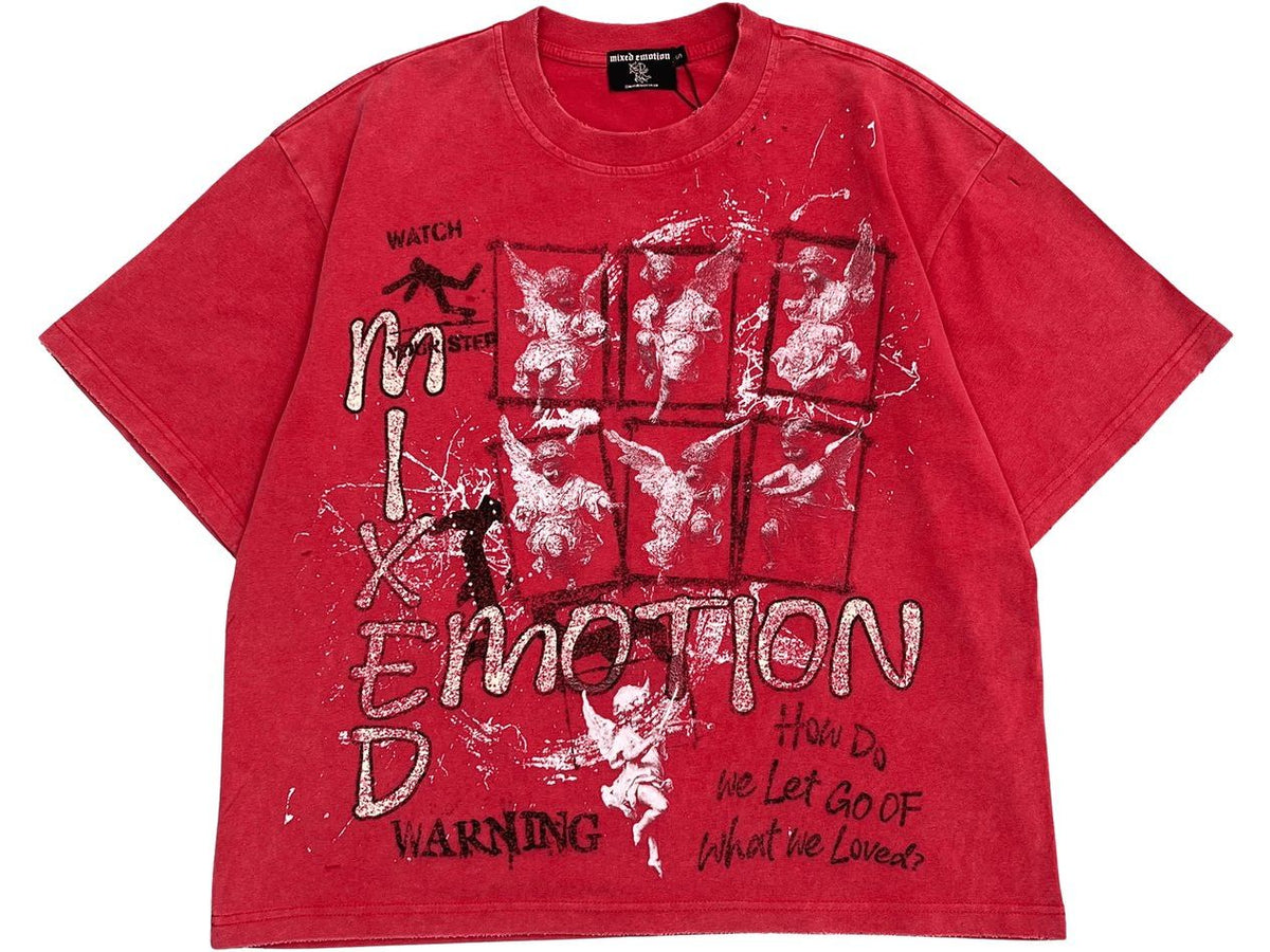 Mixed Emotions Red Crimson Tee