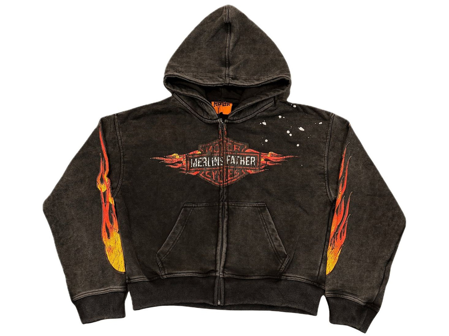 Merlin Harley Hoodie Black Wash