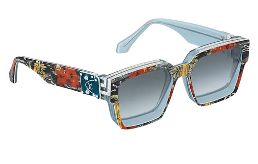 LOUIS VUITTON 1.1 MILLIONAIRES SURFIN' MONOGRAM SUNGLASSES BLUE (Z2190W/E)