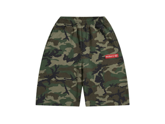 Mulberry Camo Sweat Shorts