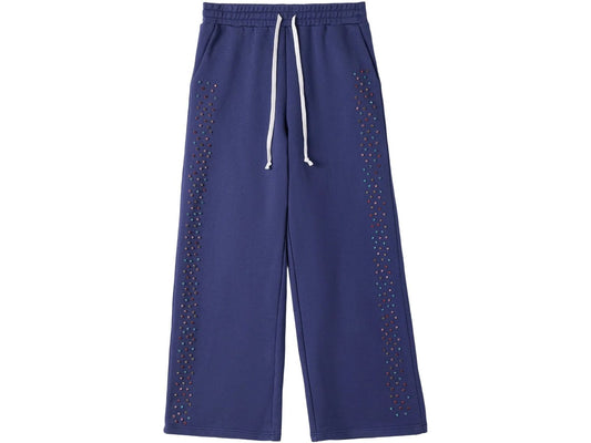 AZVA Crystal Cactus Sweatpants Navy
