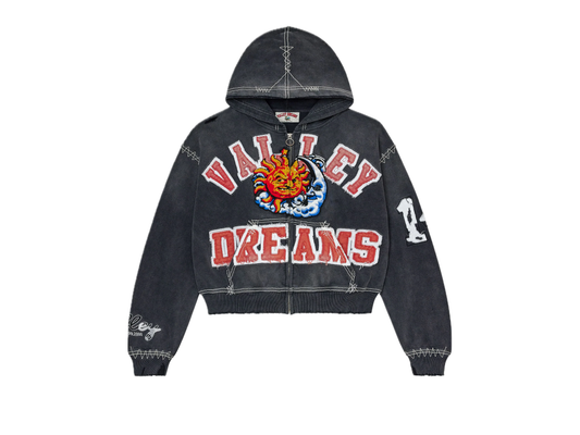 Vale Forever Sunny Zip Up Black