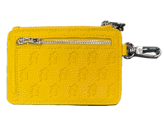 DOS Monogram Card Holder Yellow