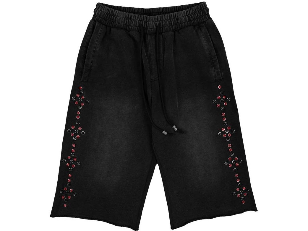 Commons Rivet Sweatshort Black/Red