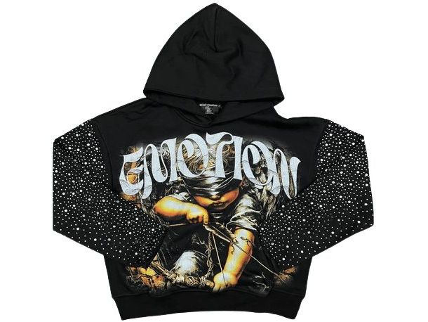 Mixed Emotions Archer Rhinestone Hoodie