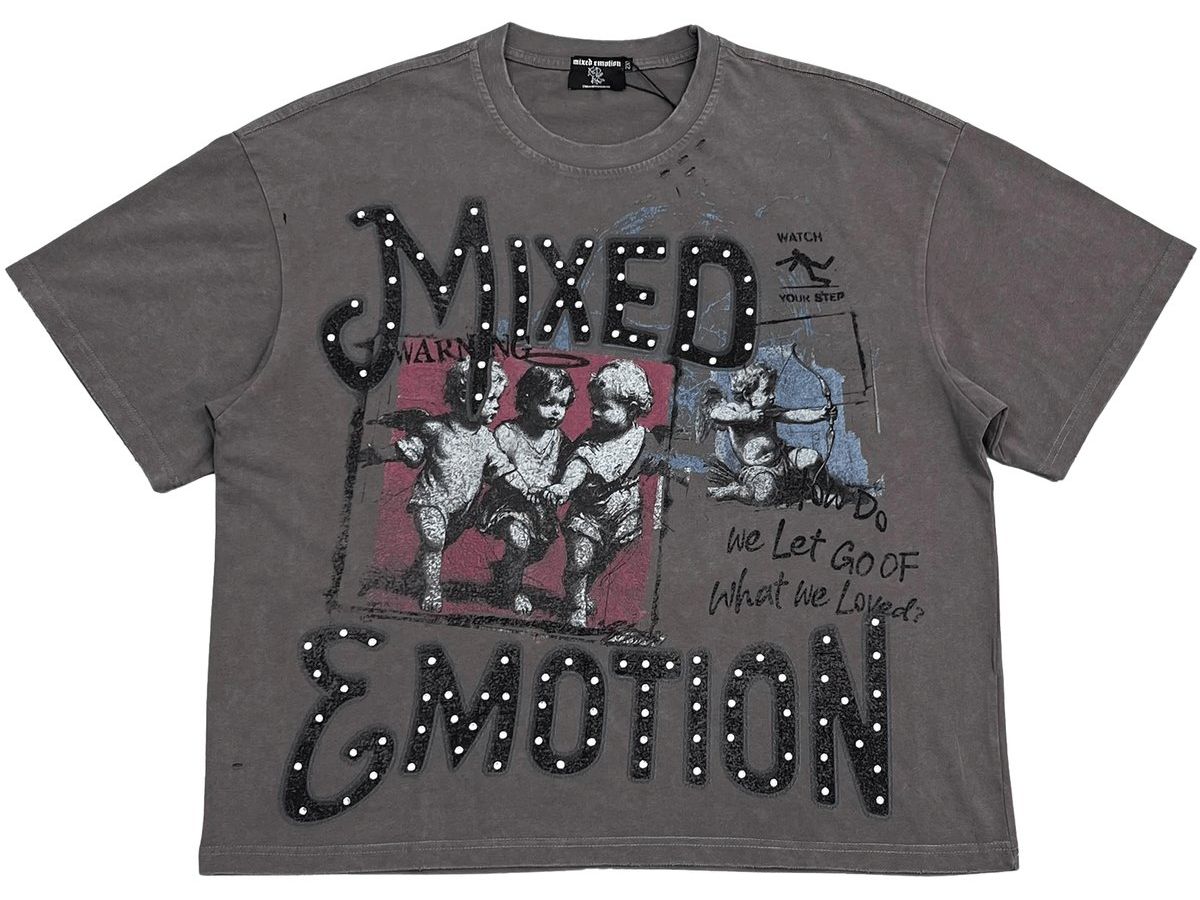 Mixed Emotions Grey Friends Tee