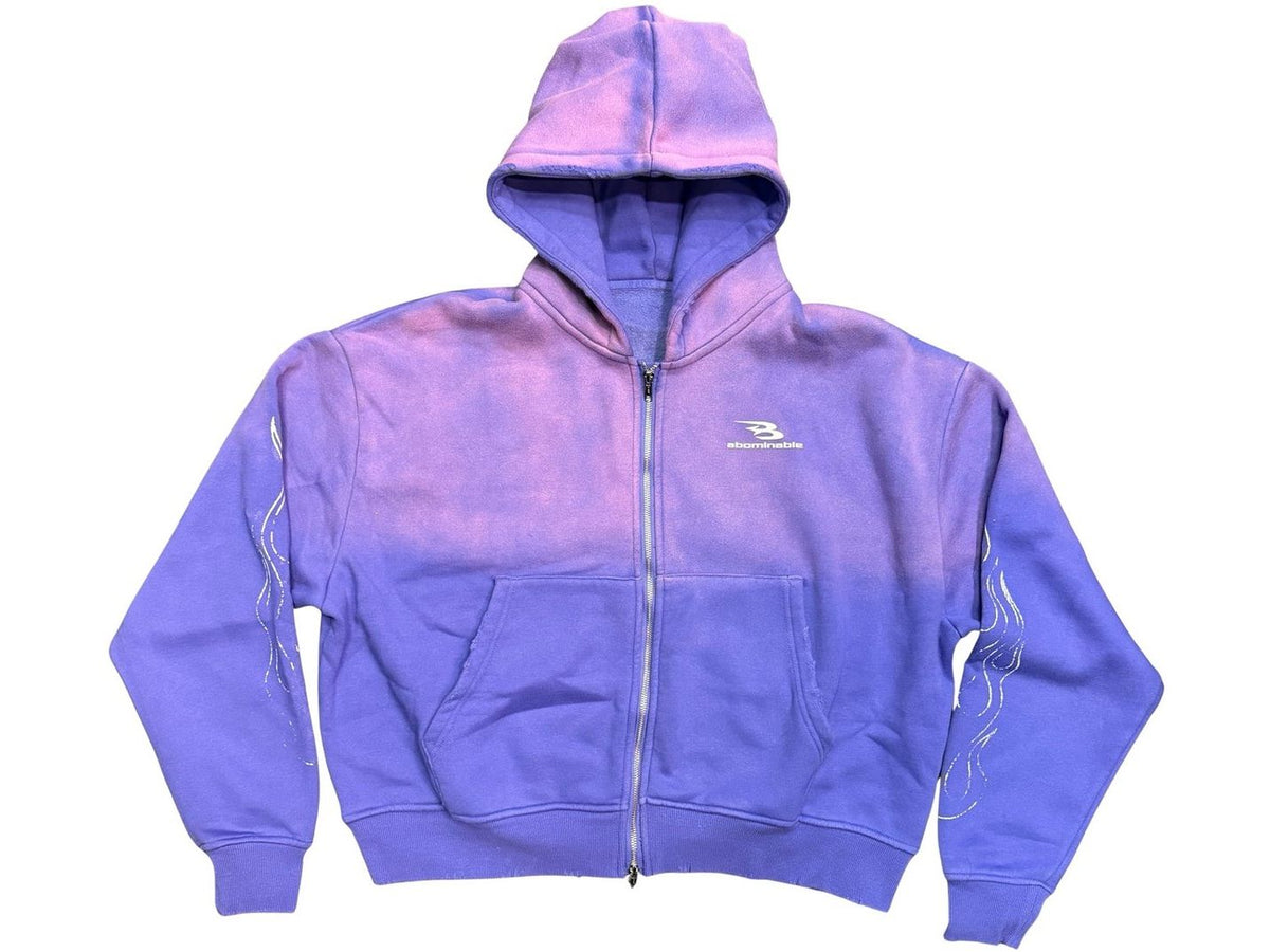 Abominable Zip Up Purple Flame