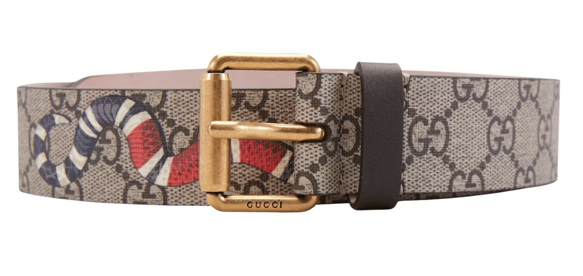 Gucci Belt Supreme Kingsnake Brown