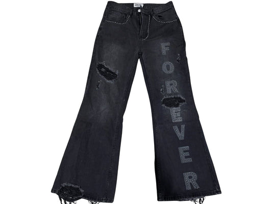 Forever Hungry Forever Flared Jeans Black