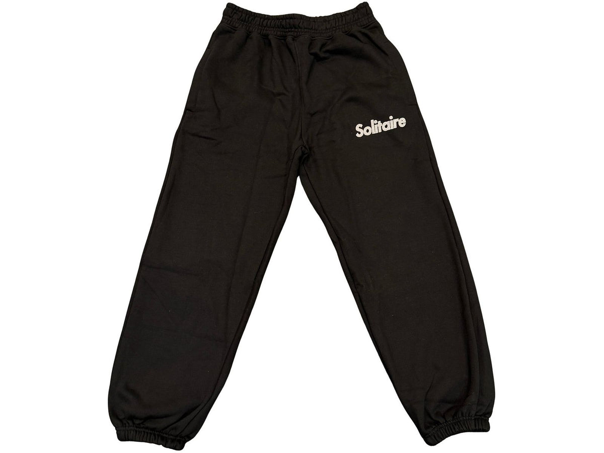 Solitaire Sweatpants Black White