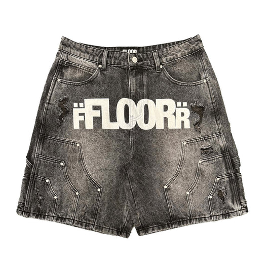 Floor914 Uniform Jorts Black Wash