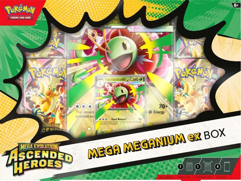 Ascended Heroes Mega Meganium ex Box