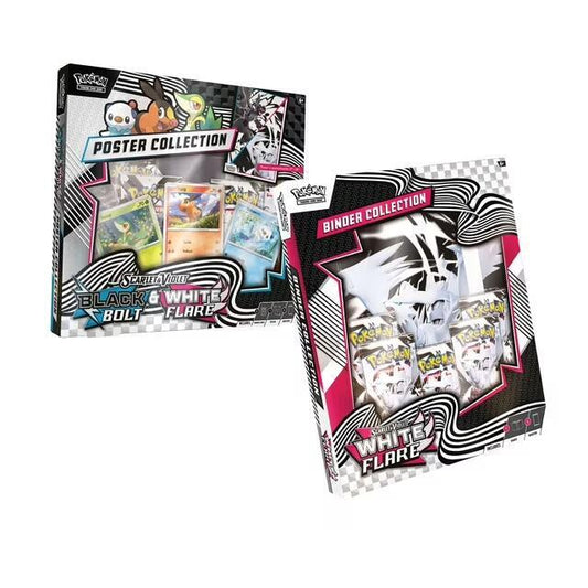 White Flare Binder & Unova Poster Collection (Sam's Club)