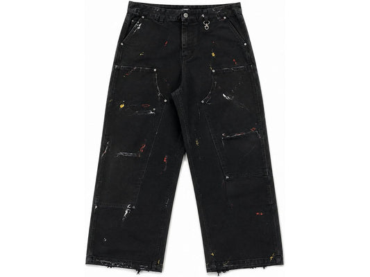 Devoir LA Double Knee Carpenter Pants Black