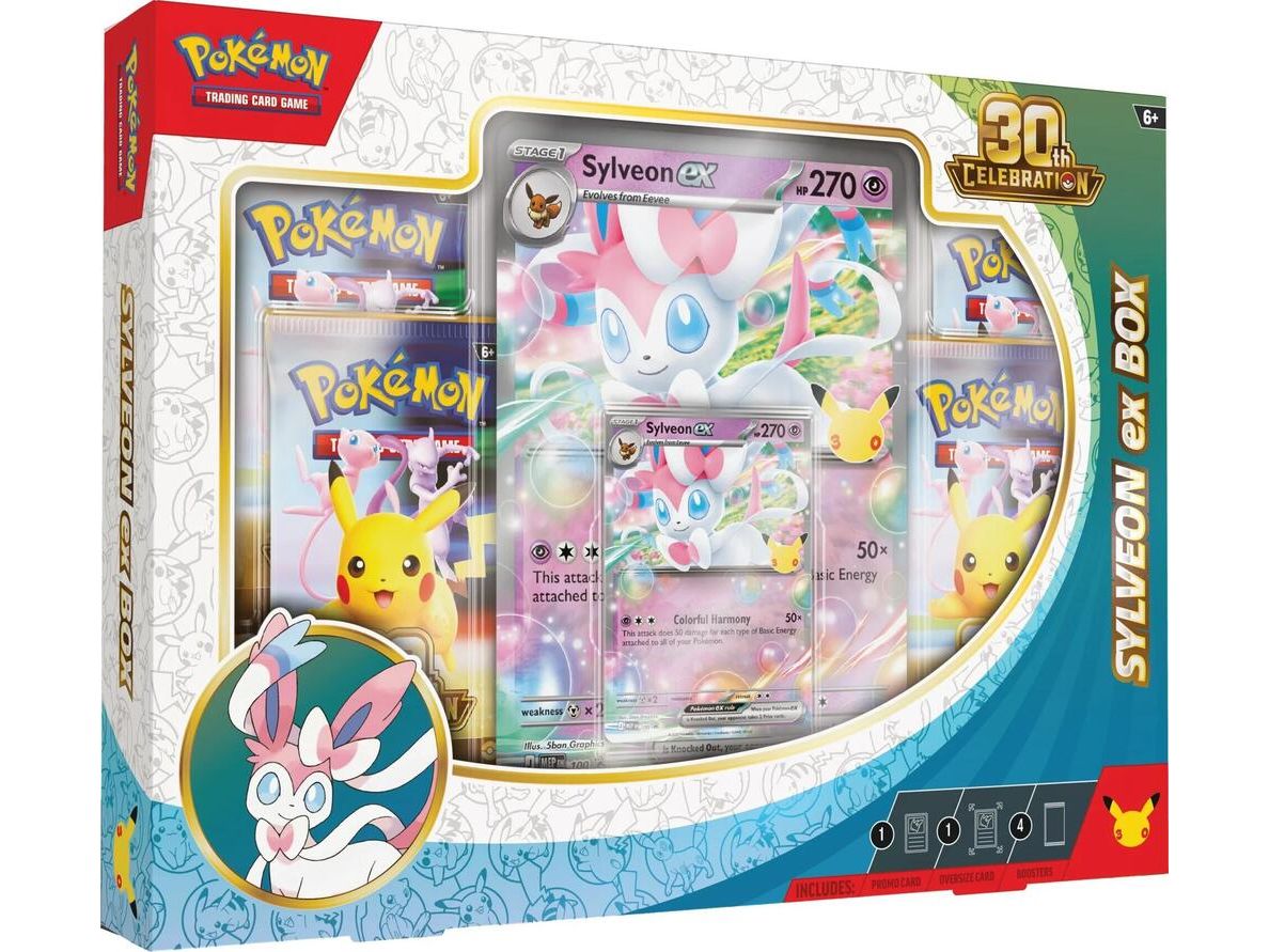 Pokemon 30th Celebration Sylveon ex Box