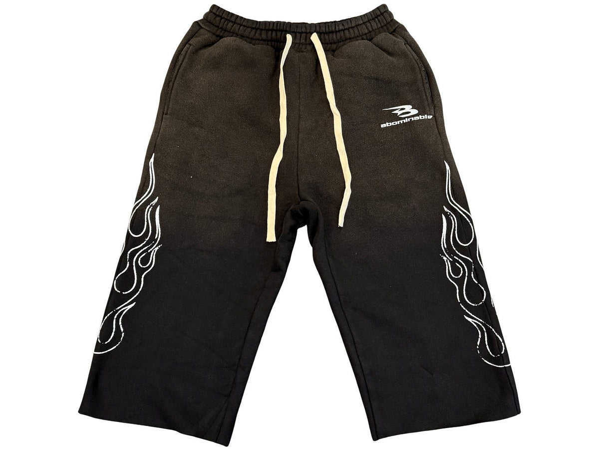 Abominable Sweatshorts White Flame