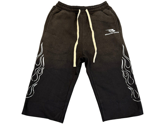 Abominable Sweatshorts White Flame