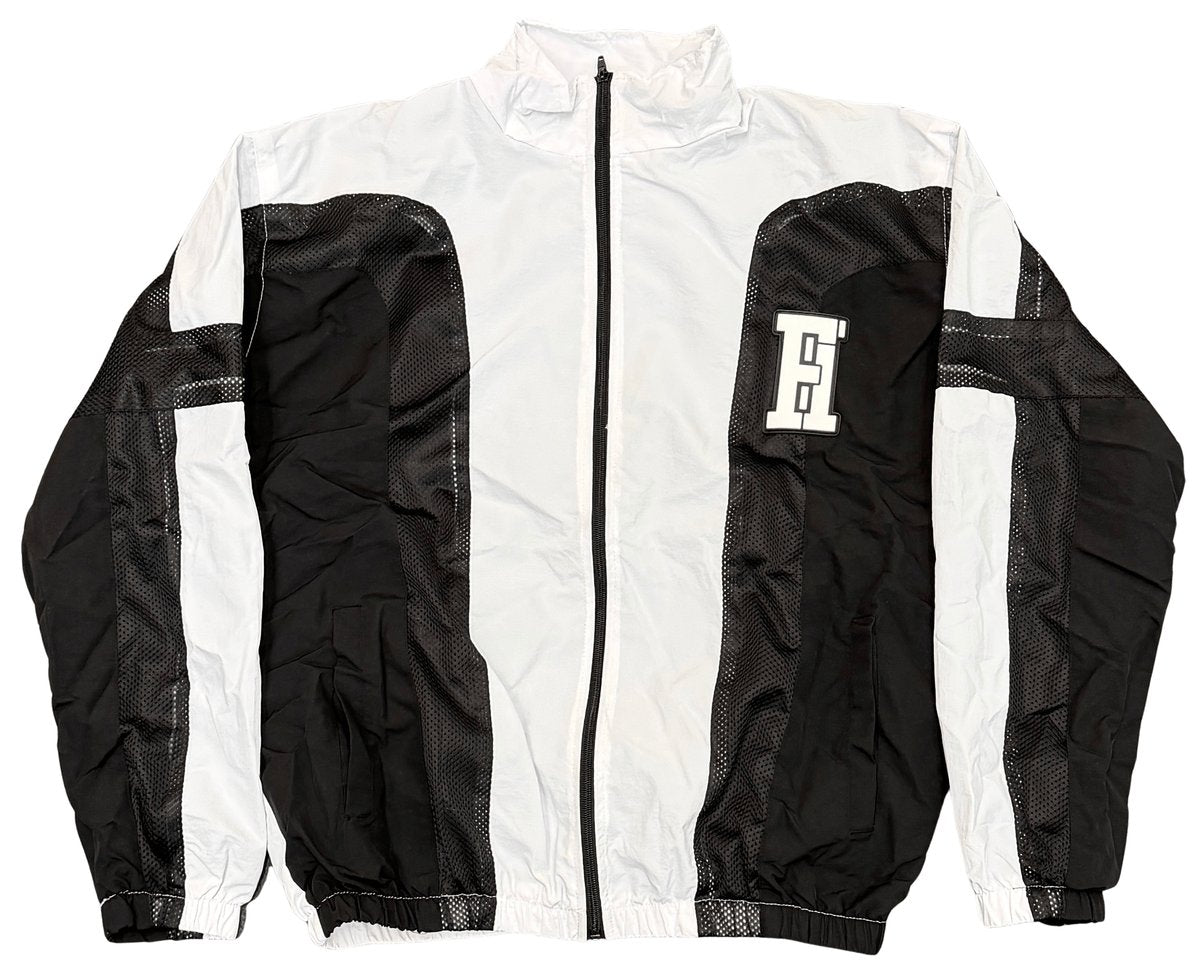 Forever Hungry Essential Windbreaker Jacket White