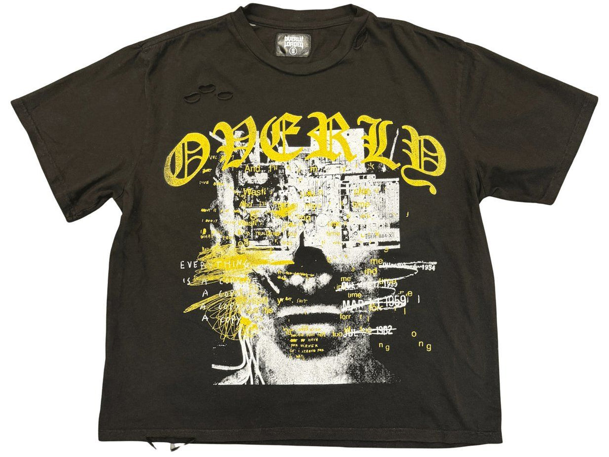 Overly Loaded Copy Tee Black