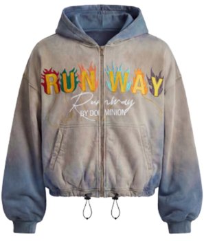 Dominion Runway Tassel Zip Up