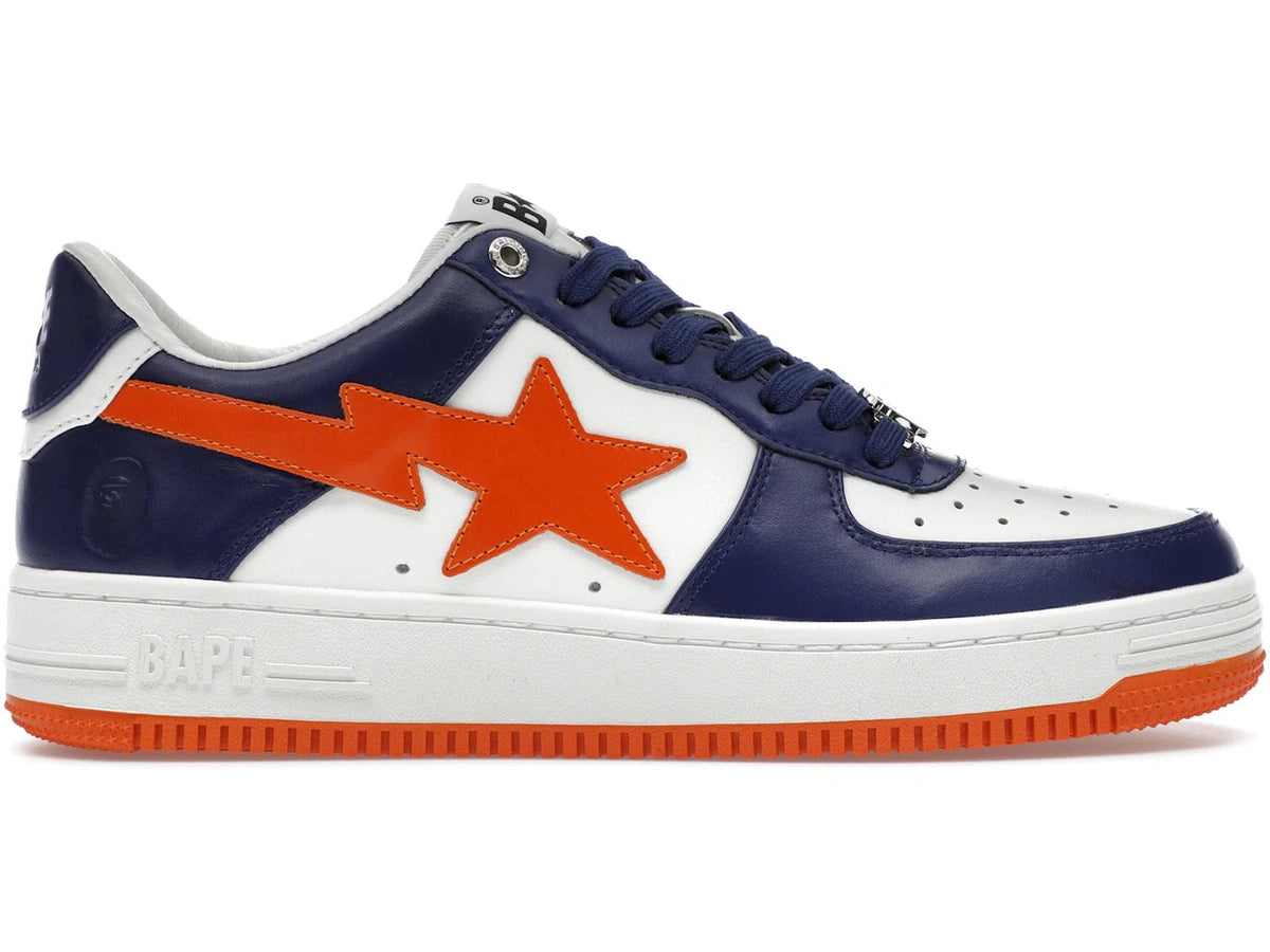A Bathing Ape Bape Sta #3 M2 White Blue Orange
